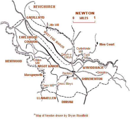 Shirenewton Parish Map Shirenewton Parish Map
